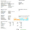 editable template, Hungary E2 utility bill template in Word and PDF format