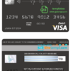 editable template, # icon abstract universal multipurpose bank mastercard debit credit card template in PSD format, fully editable