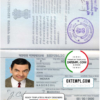 editable template, India passport template in PSD format, fully editable, with all fonts