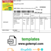 editable template, Russia Injenernaya Slujba utility bill template in .doc and .pdf format, fully editable
