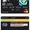 editable template, # jet world universal multipurpose bank mastercard debit credit card template in PSD format, fully editable
