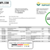 editable template, Kyrgyzstan Kirgizbank proof of address bank statement template in Word and PDF format