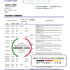 editable template, Malta Lombard Bank Malta p.l.c. bank statement easy to fill template in .xls  and .pdf file format