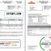 editable template, Malaysia AmBank Islamic bank statement template in Excel and PDF format (2 pages)