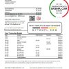 editable template, Netherlands (Holland) Crawford Technologies Bank statement easy to fill template in Excel and PDF format