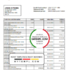 editable template, Malta Central Bank of Malta bank statement template in Word and PDF format