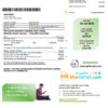 editable template, Australia Energy Australia electricity utility bill template in Word and PDF format