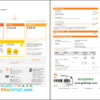 editable template, Australia New South Wales (NSW) Origin electricity utility bill template in Word and PDF format, 3pages