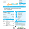 editable template, USA New York Optimum cablevision bill template in Word and PDF format