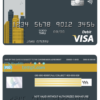 editable template, # ori building universal multipurpose bank visa credit card template in PSD format, fully editable