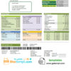 editable template, Pakistan PTCL utility bill template in Word and PDF format