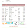 editable template, Cambodia Cambodian Public Bank statement template in Word and PDF format