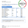 editable template, Turkmenistan Halkbank Bank statement easy to fill template in .xls and .pdf file format