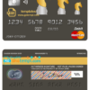 editable template, # ride horse universal multipurpose bank mastercard debit credit card template in PSD format, fully editable