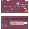 editable template, # roundara universal multipurpose bank mastercard debit credit card template in PSD format, fully editable