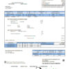 editable template, USA Texas San Patricio Electric Corporative utility bill template in Word and PDF (.doc and .pdf) format