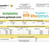 editable template, Australia Commonwealth account proof of address bank statement template in .doc and .pdf format