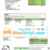 editable template, USA New Mexico electricity proof of address utility bill template in Word and PDF format