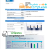 editable template, Spain Endesa luz utility bill template in Word and PDF format