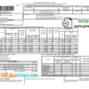 editable template, Russia utility bill template in .doc and .pdf format, fully editable