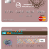 editable template, # tigarara universal multipurpose bank mastercard debit credit card template in PSD format, fully editable