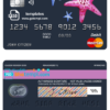 editable template, # tour star universal multipurpose bank mastercard debit credit card template in PSD format, fully editable