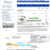 editable template, USA Texas TriEagle utility bill template in Word and PDF (.doc and .pdf) format