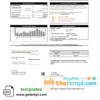 editable template, USA Texas TXU Energy utility bill template in Word and PDF format
