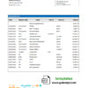 editable template, # BickSlow universal bank multipurpose statement template in Word format