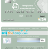 editable template, # upgrade abstract universal multipurpose bank visa credit card template in PSD format, fully editable