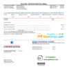 editable template, USA Georgia American Water utility bill template in Word and PDF format