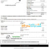editable template, United Kingdom Sky utility bill statement template in Word and PDF format