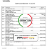 editable template, Saudi Arabia Bank Albilad bank statement template in Word and PDF format