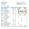 editable template, Kyrgyzstan OJSC Bakai Bank statement easy to fill template in Excel and PDF format