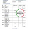 editable template, New Zealand BNZ Greymouth Bank statement easy to fill template in .xls and .pdf format