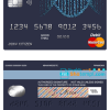editable template, # vintage abstract universal multipurpose bank mastercard debit credit card template in PSD format, fully editable