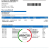 editable template, San Marino Cassa di Risparmio bank proof of address statement template in Word and PDF  format
