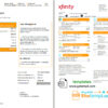 editable template, USA San Francisco Xfinity Comcast utility bill template in Word and PDF format (2 pages)