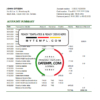 editable template, Taiwan Land Bank of Taiwan bank statement easy to fill template in Excel and PDF format