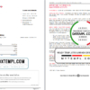 editable template, USA Bank of America bank statement template in Word and PDF format (4 pages), version 3