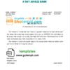 editable template, # sky amaze bank universal multipurpose bank account reference template in Word and PDF format