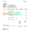 editable template, # strong charm universal multipurpose professional invoice template in Word and PDF format, fully editable