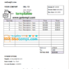 editable template, # great setting universal multipurpose professional invoice template in Word and PDF format, fully editable