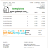editable template, # concept smart universal multipurpose professional invoice template in Word and PDF format, fully editable
