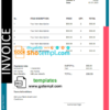 editable template, # first keeper universal multipurpose tax invoice template in Word and PDF format, fully editable