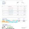 editable template, # click flight universal multipurpose tax invoice template in Word and PDF format, fully editable