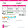editable template, # super goal universal multipurpose professional invoice template in Word and PDF format, fully editable