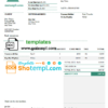 editable template, # fine discount universal multipurpose tax invoice template in Word and PDF format, fully editable