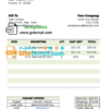 editable template, # grand waves universal multipurpose tax invoice template in Word and PDF format, fully editable