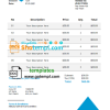 editable template, # truth power universal multipurpose professional invoice template in Word and PDF format, fully editable